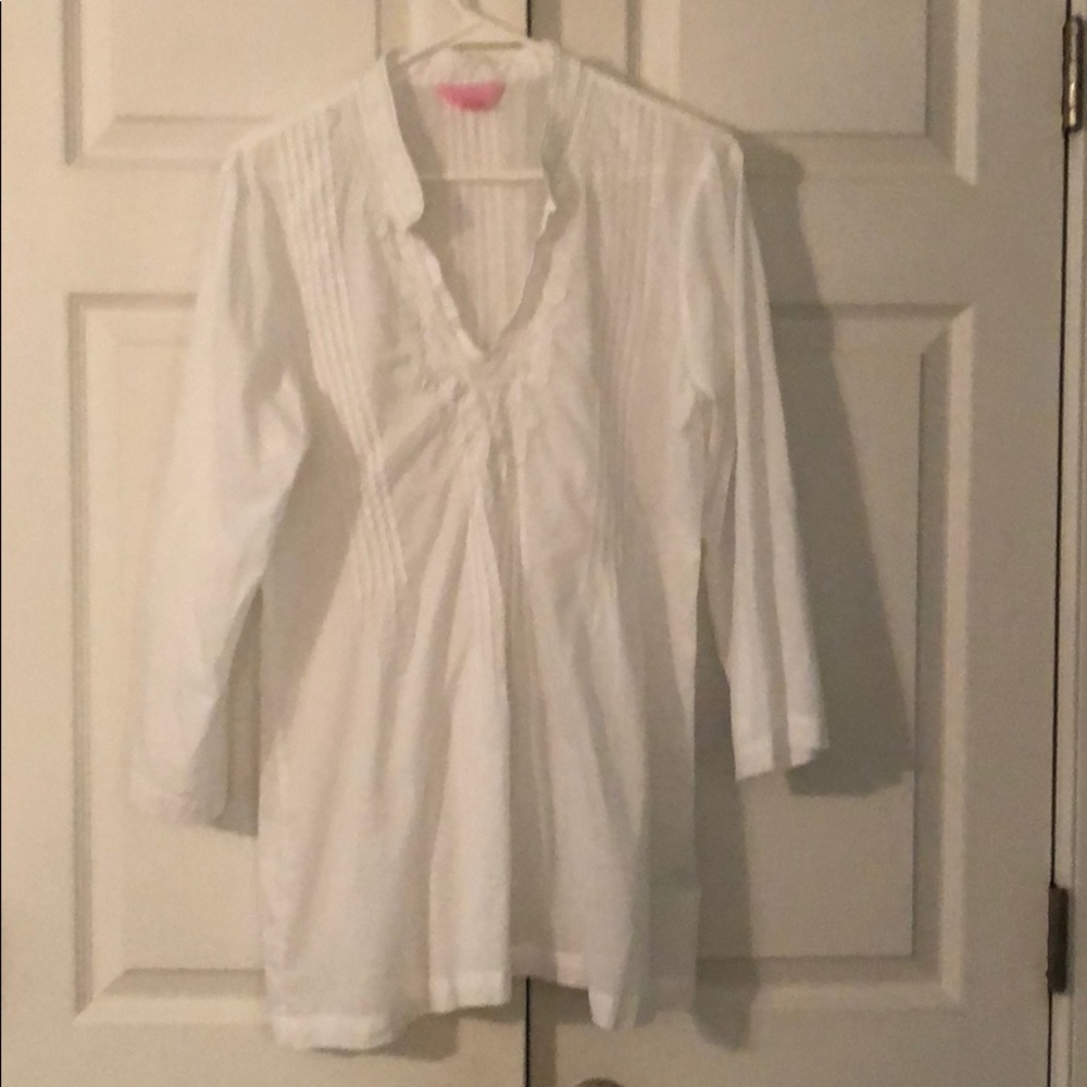 Lilly Pulitzer beaded tunic top